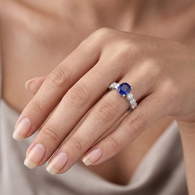 Bague Saphir Naturel 2.50 Carats