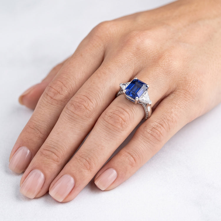 Bague Saphir Naturel 2 Carats