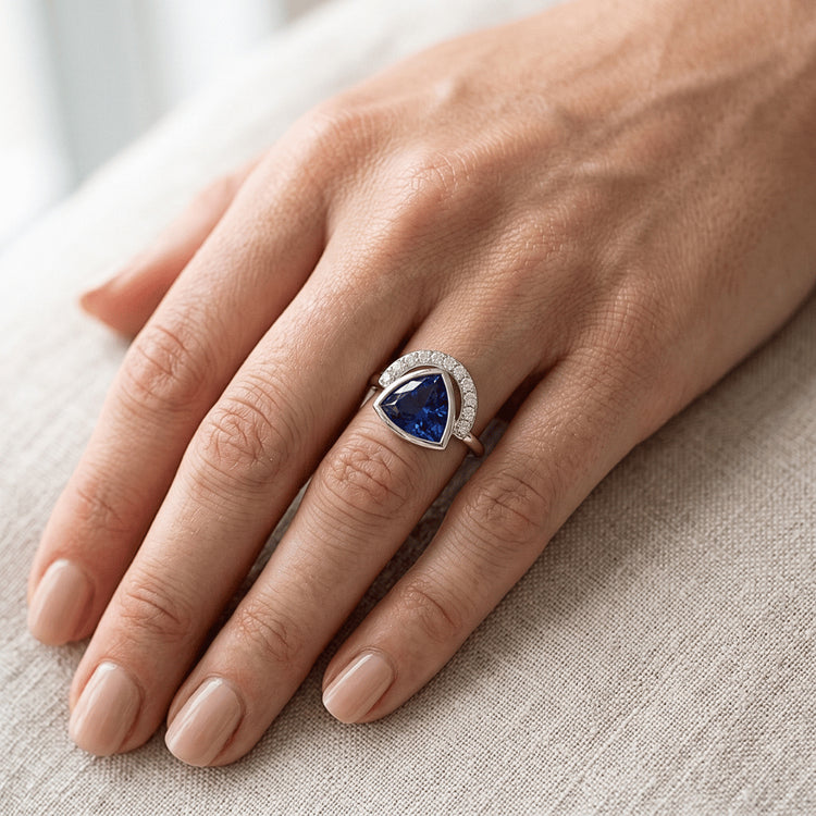 Bague Saphir Naturel 2 Carats