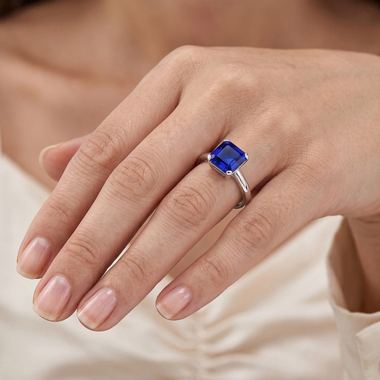 Bague Saphir Naturel 2 Carats