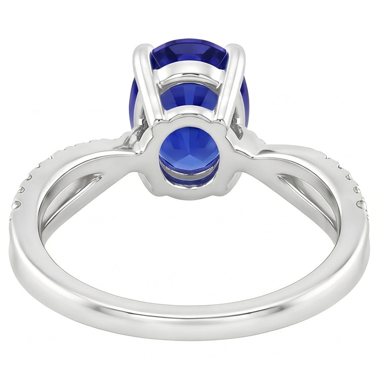 Bague Saphir Naturel 3.50 Carats