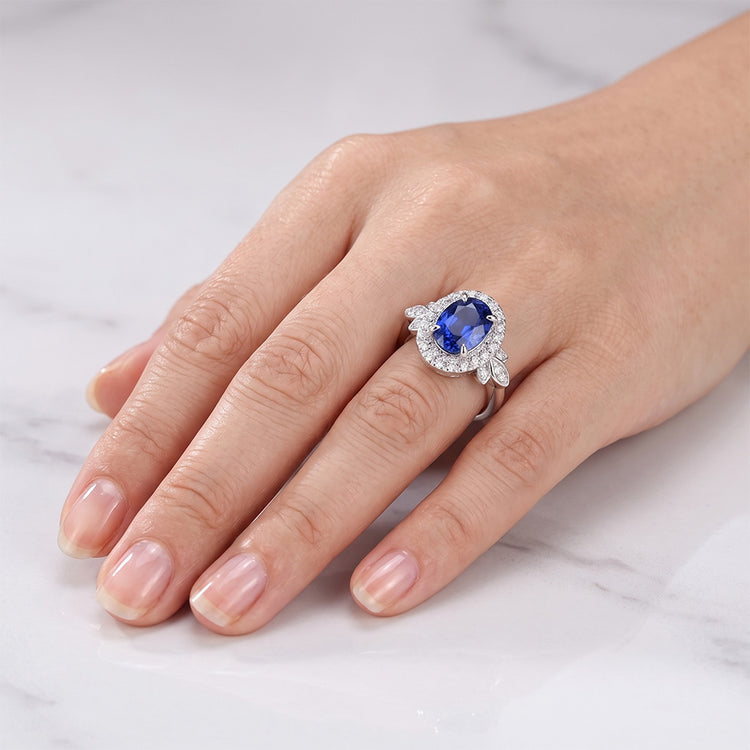 Bague Saphir Naturel 3.50 Carats