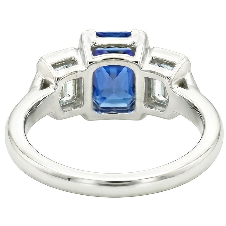 Bague Saphir Naturel 3 Carats