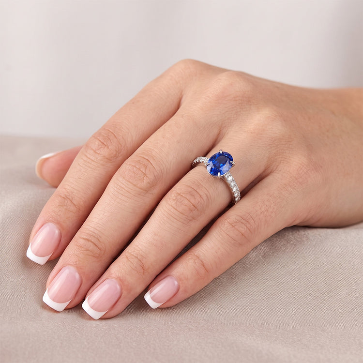 Bague Saphir Naturel 3 Carats