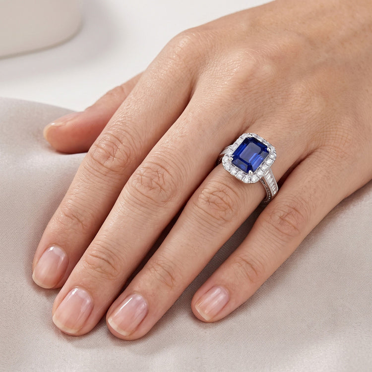 Bague Saphir Naturel 3 Carats