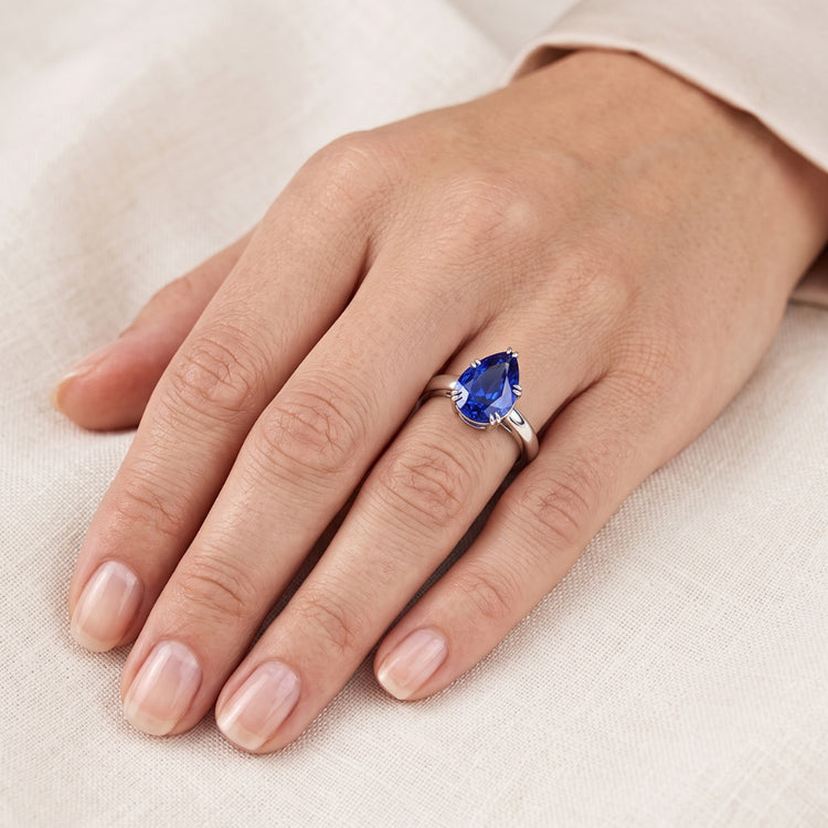 Bague Saphir Naturel 3 Carats