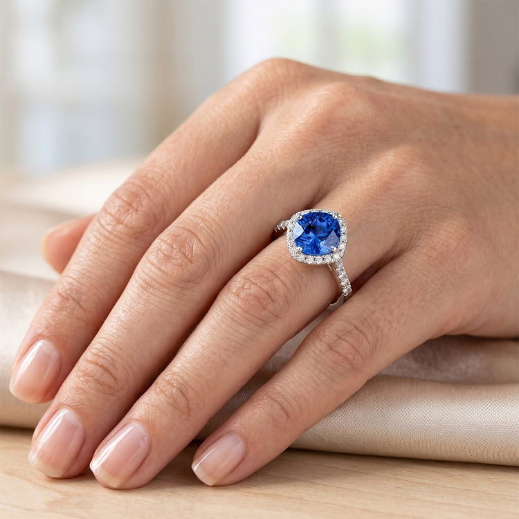 Bague Saphir Naturel 3 Carats