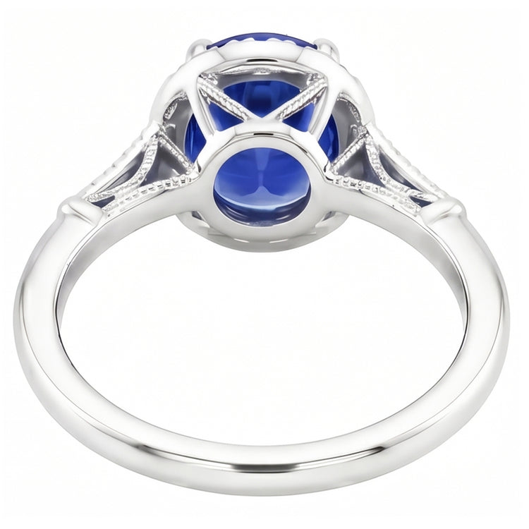 Bague Saphir Naturel 4.50 Carats