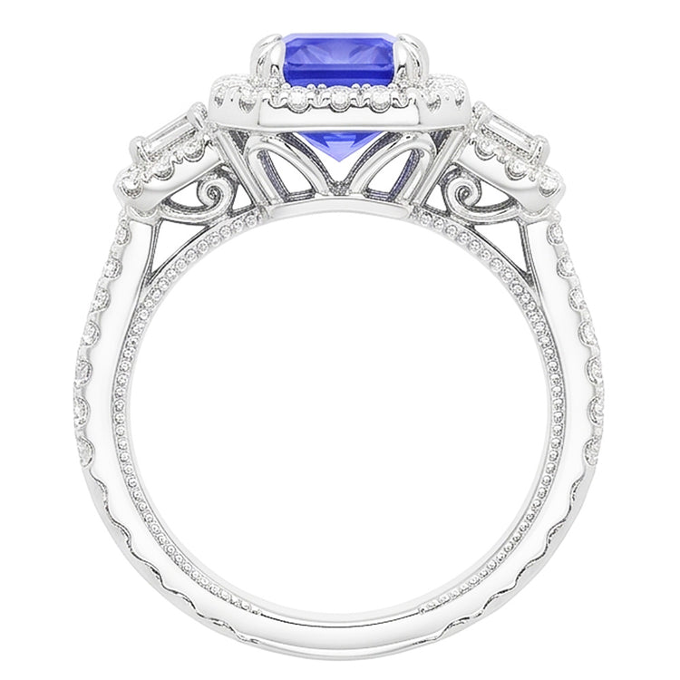 Bague Saphir Naturel 4.50 Carats