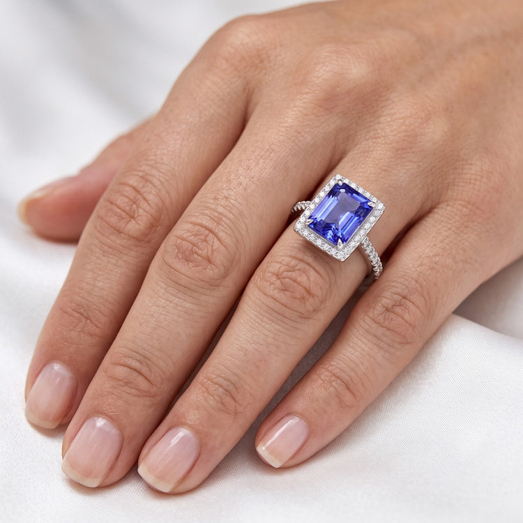 Bague Saphir Naturel 4.50 Carats