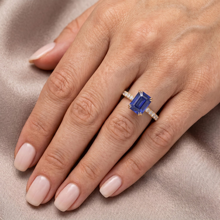 Bague Saphir Naturel 4.50 Carats