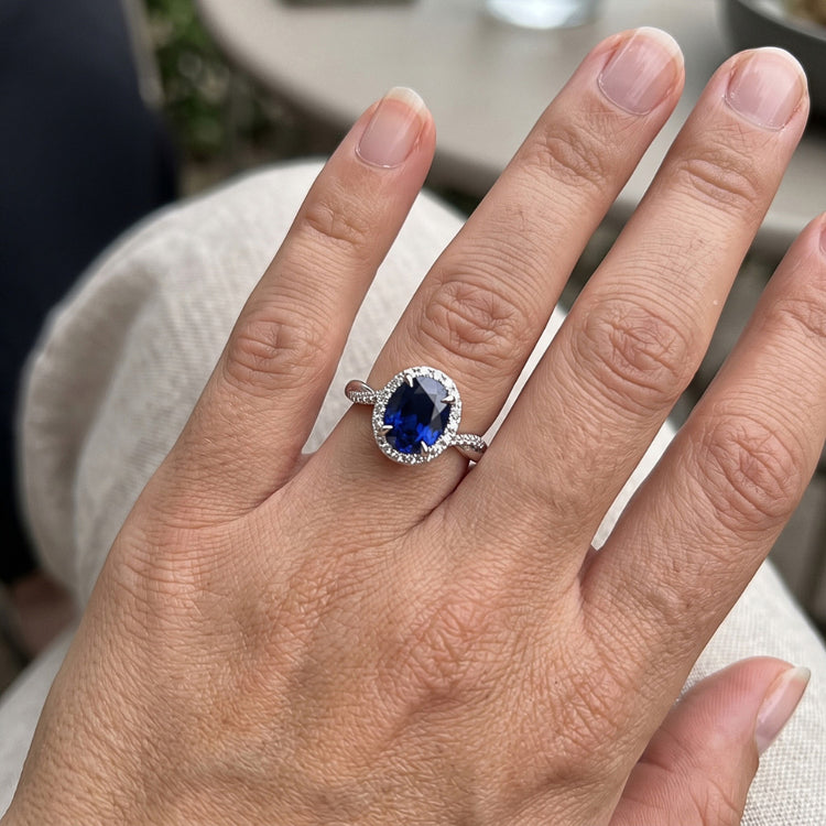 Bague Saphir Naturel 4.75 Carats