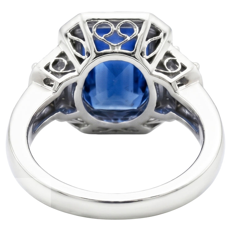Bague Saphir Naturel 4 Carats