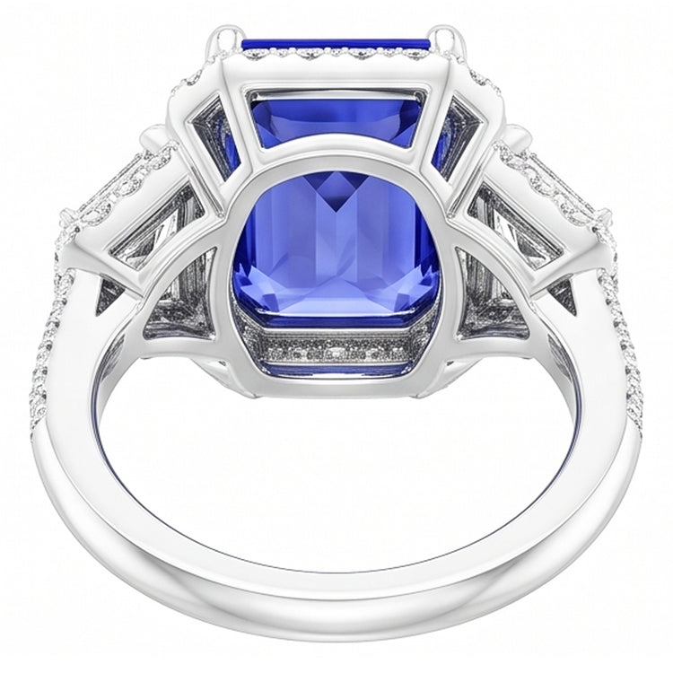 Bague Saphir Naturel 4 Carats