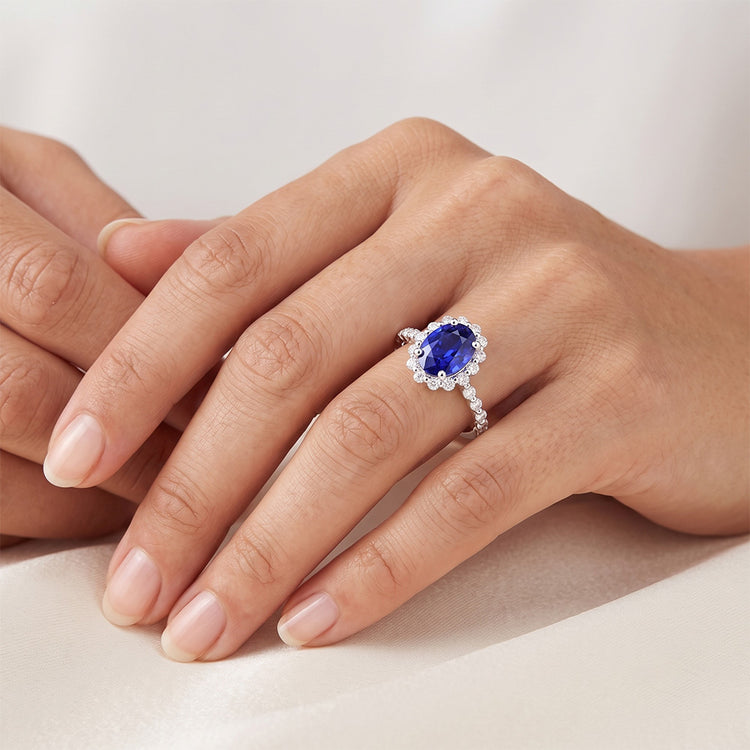 Bague Saphir Naturel 4 Carats