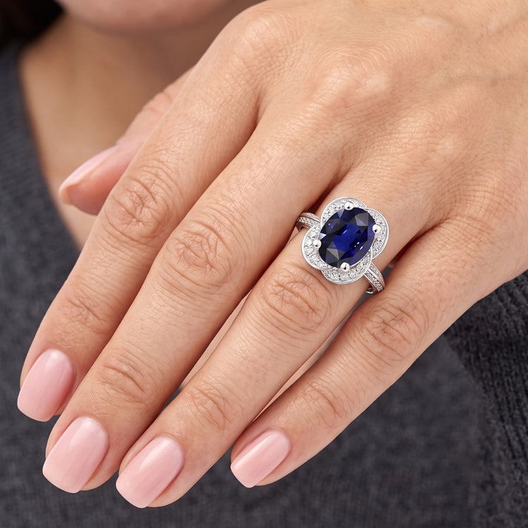 Bague Saphir Naturel 5 Carats