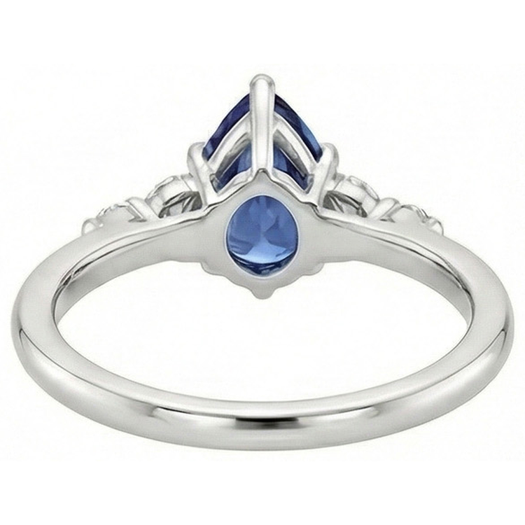 naturel marquise diamant 4.75carats bague vue de dessus