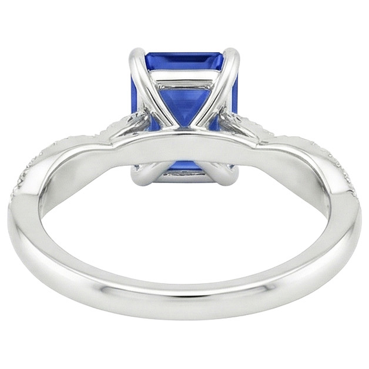 naturel diamant 3.50carats bague détail rapproché