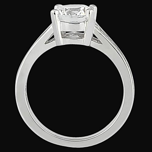 Bague Solitaire De Fiançailles Sertie De Véritable Diamants De 2.31 Carats