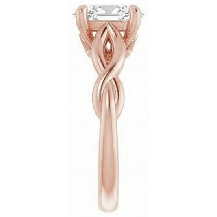 naturel oval diamant 2.15carats bague sur blanc