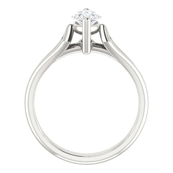 Bague Solitaire Réel Diamant 1.50 Carats Monture Panier Femme Bijoux