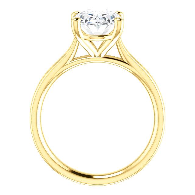 Bague Solitaire Véritable Diamant 5 Carats Femme Or Jaune Bijoux