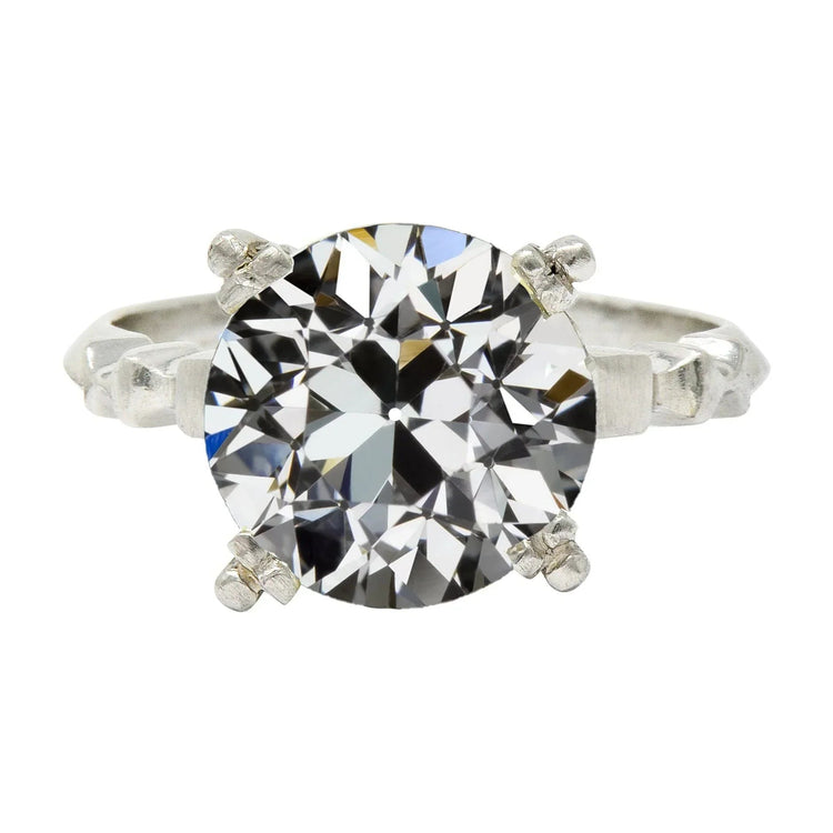 Bague Unique En Réel Diamant 5 Carats