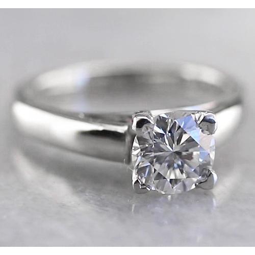 Bague Véritable Diamant Solitaire Rond 1 Carat