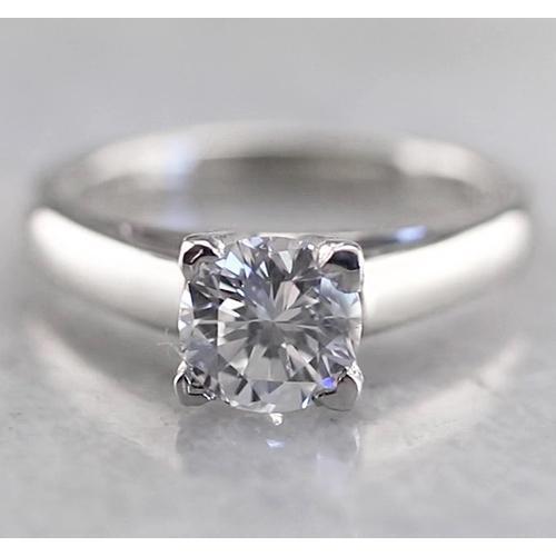 Bague Véritable Diamant Solitaire Rond 1 Carat