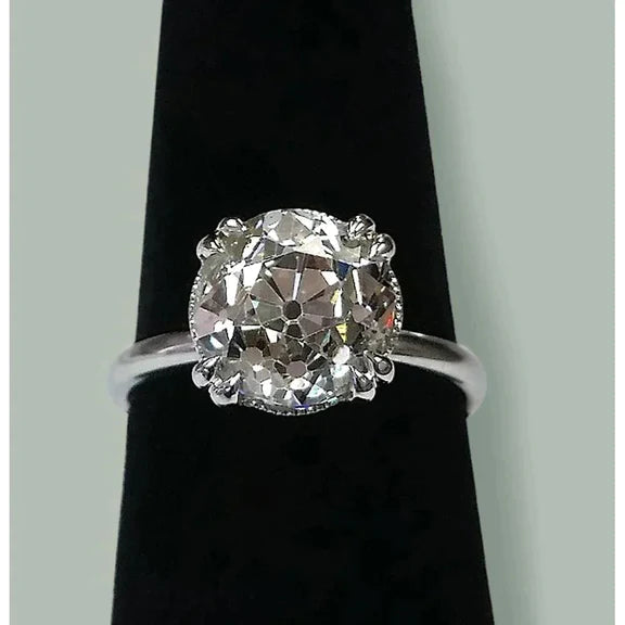 Bague de Fiançailles Réel Diamant 6 Carats