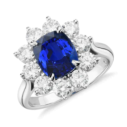 Bague de Fiançailles Saphir Abordable