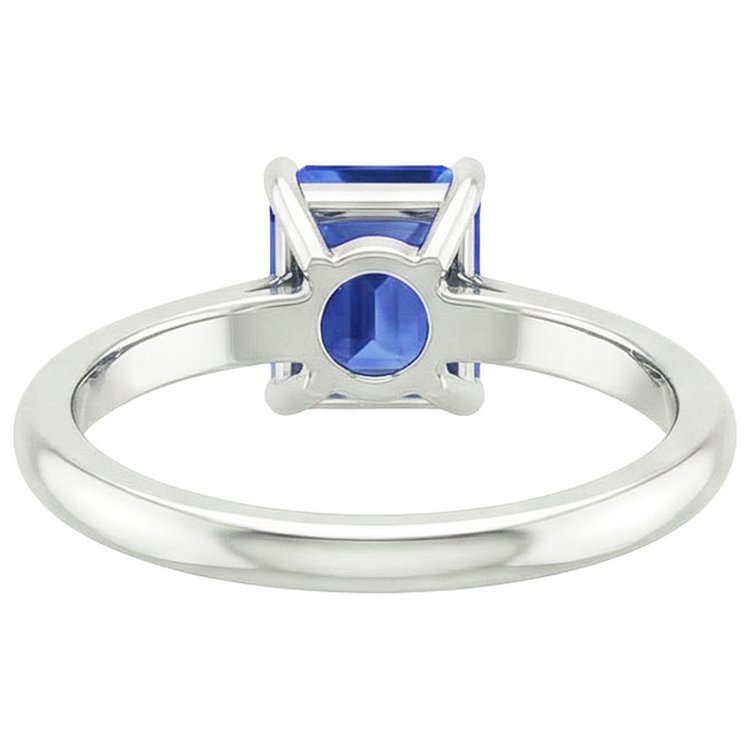 Bague de Fiançailles Solitaire Saphir 4 Carats