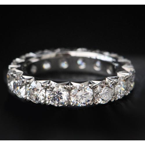 Bague de Mariage En Naturel Diamant Rond Pour Femme