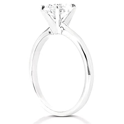 Bague de Mariage Solitaire en Réel Diamant 0,50 Carats