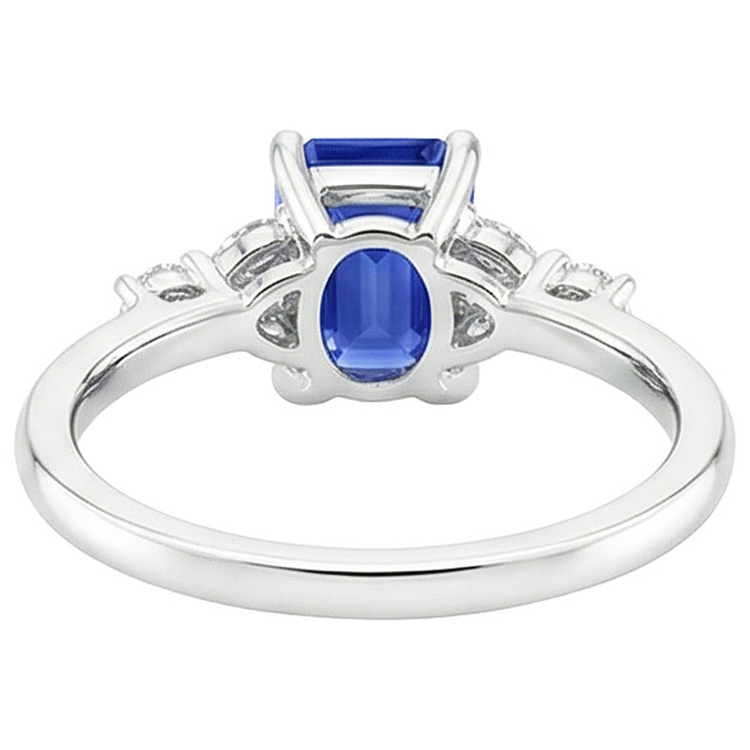 naturel marquise diamant 4carats bague vue de dessus