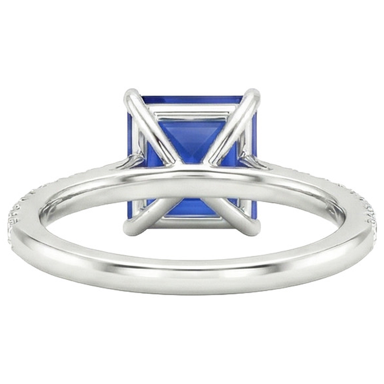 naturel diamant 6carats bague vue de profil