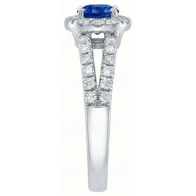 naturel diamant 3.25carats bague vue de profil