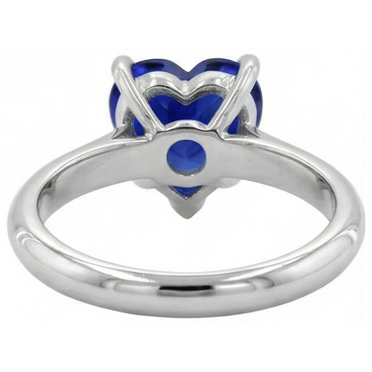 naturel diamant 2.50carats bague sur blanc