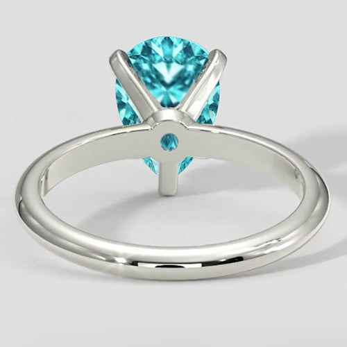 Bague Paraiba Bleue 1,50 en forme de poire