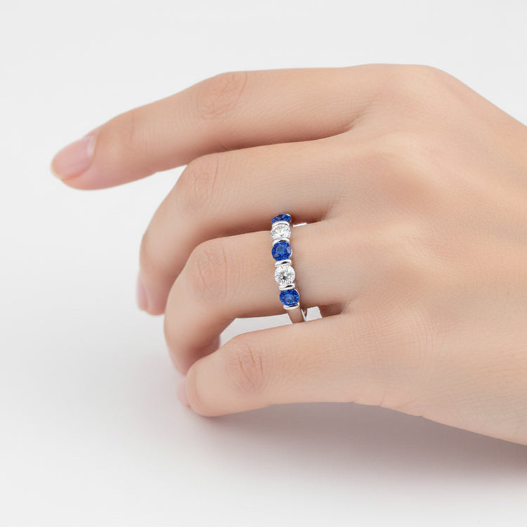 Bague Saphir Naturel 1.25 Carats