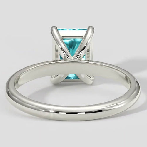 Bague en tourmaline Paraiba coussin 3 carats
