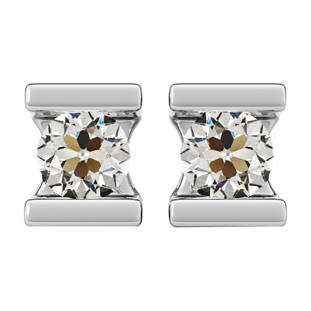 Artisanal Diamant Pendants d'Oreilles 2 carats – vue principale