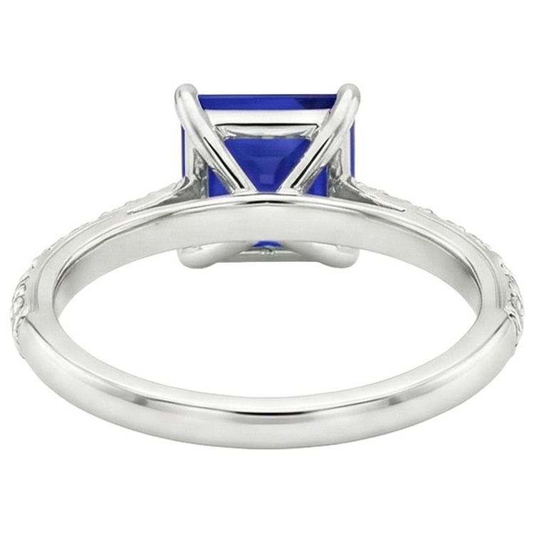 naturel diamant 5.25carats bague vue de dessus