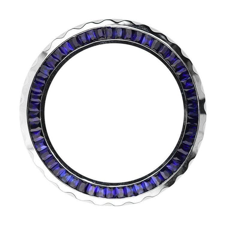 Saphir Bleu Bleuet Garde-Temps -carats Stainless Steel – vue principale