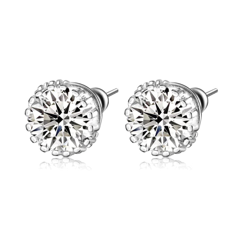 Boucles D'Oreilles En Véritable Diamant 3 Carats Bijoux D'Anniversaire