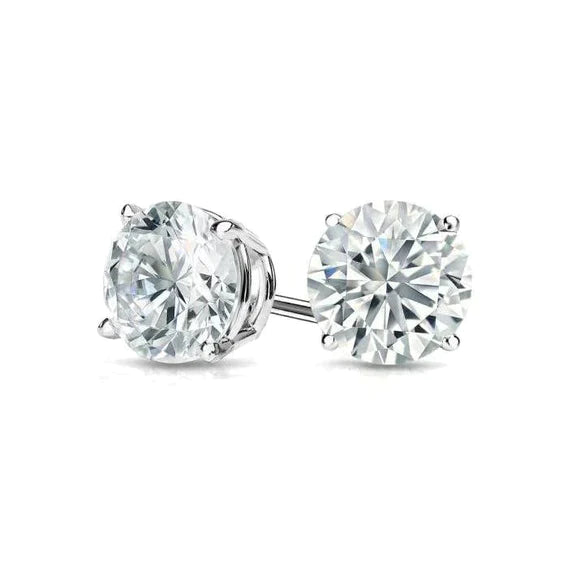 Boucles d'Oreilles Décontractées Réel Diamant 8 Carats