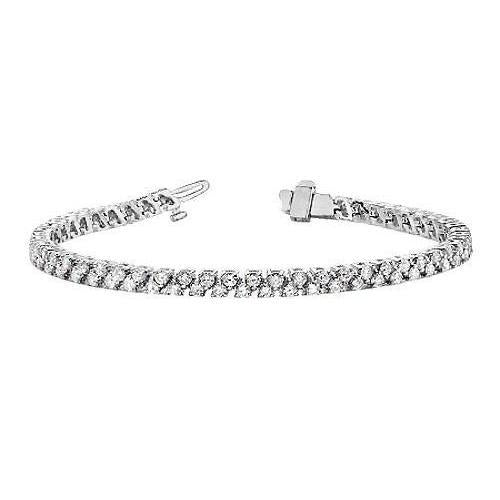 Bracelet De Tennis En Réel Diamant Rond Blanc De 9.20 Ct. Bijoux En Or Massif 14 Carats