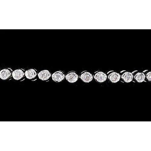 Bracelet Tennis à 4 Carats De Naturel Diamants Bijoux En Biseau