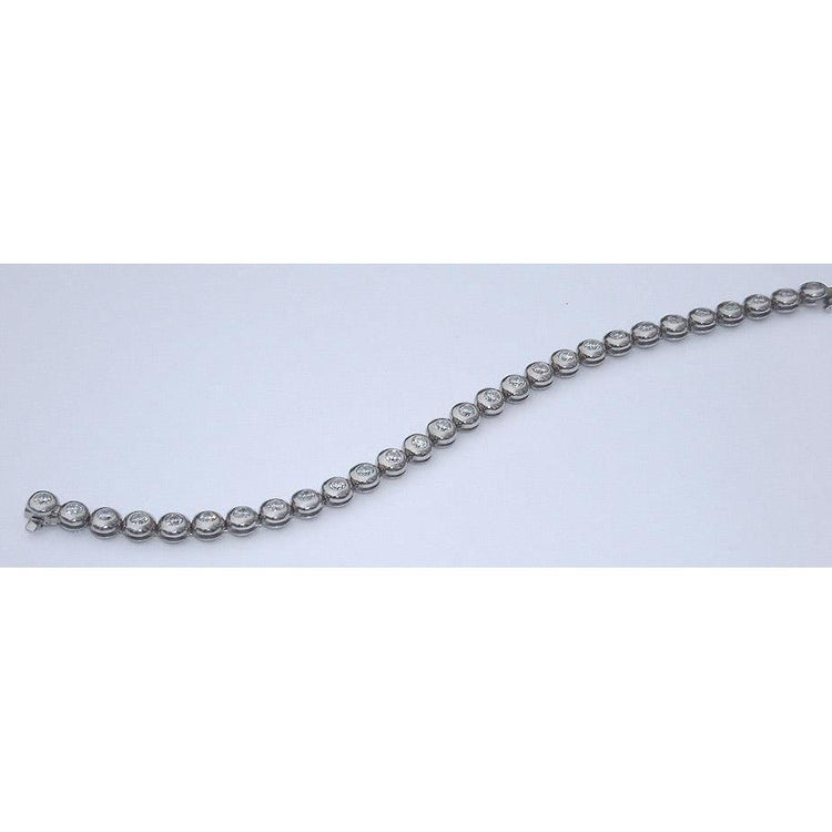 Bracelet Tennis à 5,60 Carats De Véritable Diamants Vs Totalement Biseau
