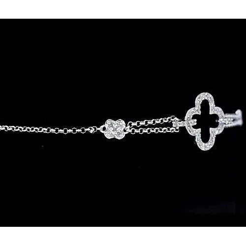 Bracelet en croix à Naturel diamants de 2,50 Carats Bijoux Femme